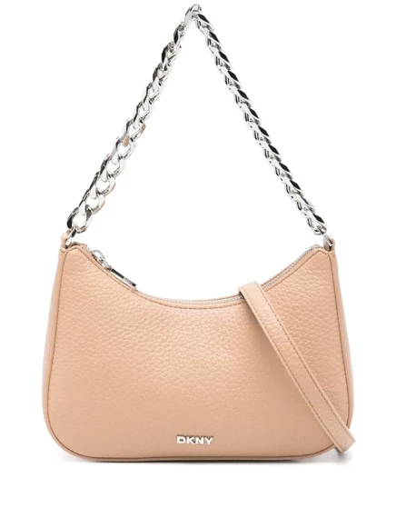 Женская сумка на плечо DKNY Jenna Demi, бежевая