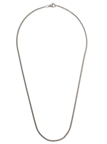 Мужская цепочка David Yurman Box Chain 2,7 мм, серебро