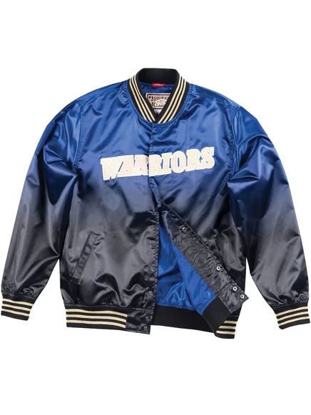 Мужской бомбер Mitchell & Ness Warriors CNY, сине-черный