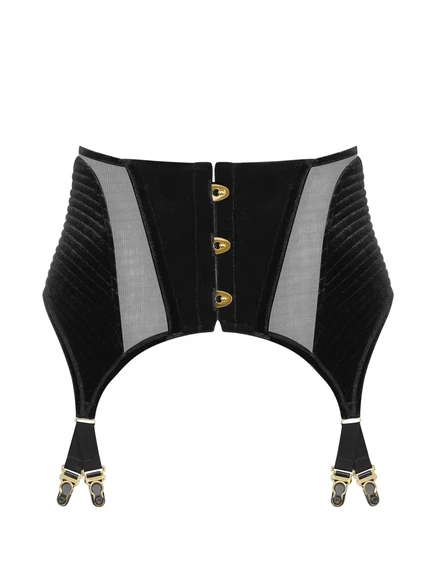 Женский пояс для чулок Maison Close x Scandale Rococo, черный
