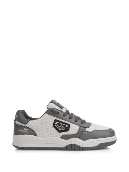 Кроссовки Philipp Plein Street King перфорированные, белые