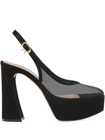 Женские туфли Gianvito Rossi Chopine на каблуке, черные