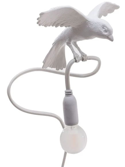 Настольная лампа Seletti Sparrow, белая