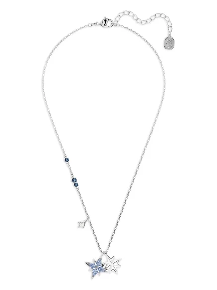Женское ожерелье Swarovski с голубым кристаллом