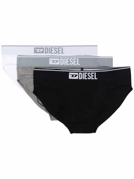 Мужские брифы Diesel, набор из 3 шт., серые