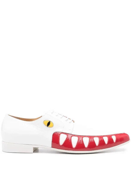 Мужские оксфорды Walter Van Beirendonck Crocodile, белые