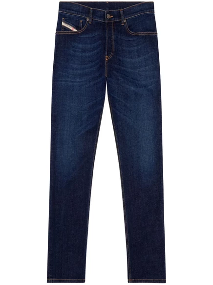 Мужские зауженные джинсы Diesel D-Finitive 09F89, индиго