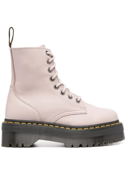 Винтажные кожаные ботильоны Dr. Martens Jadon III из пизанской кожи neutrals