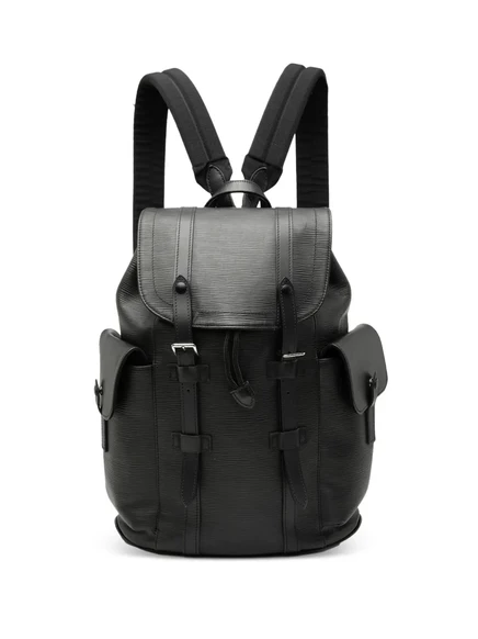 Мужской рюкзак Louis Vuitton Christopher PM Epi, черный