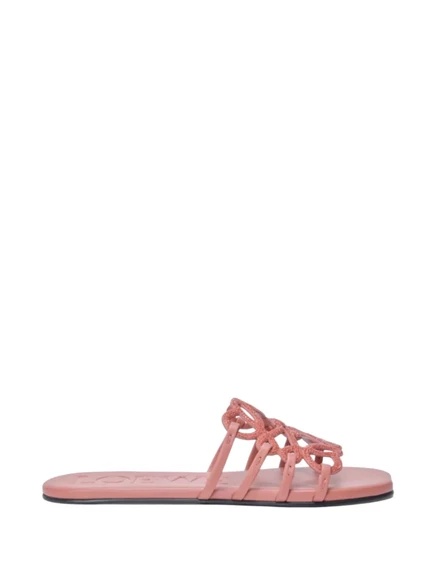 Женские шлепанцы Loewe Petal Anagram, розовые