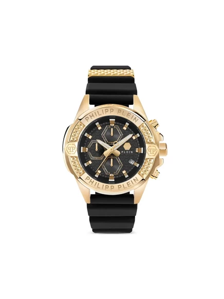 Мужские часы Philipp Plein The $kull 44 мм, сталь, черные