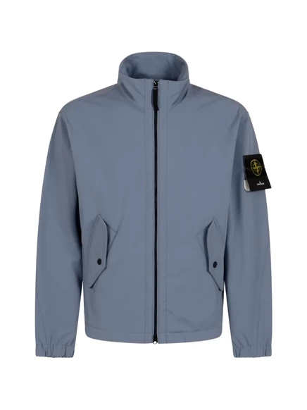 Мужская ветровка Stone Island на молнии, синяя