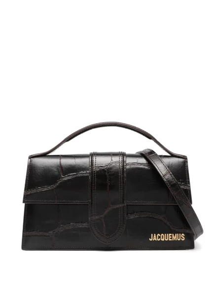 Женская сумка-тоут Jacquemus Bambino, темно-коричневая