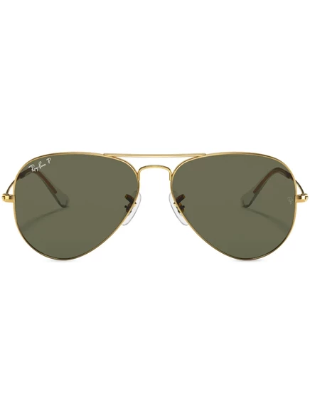Солнцезащитные очки Ray-Ban Aviator Classic, золотистые