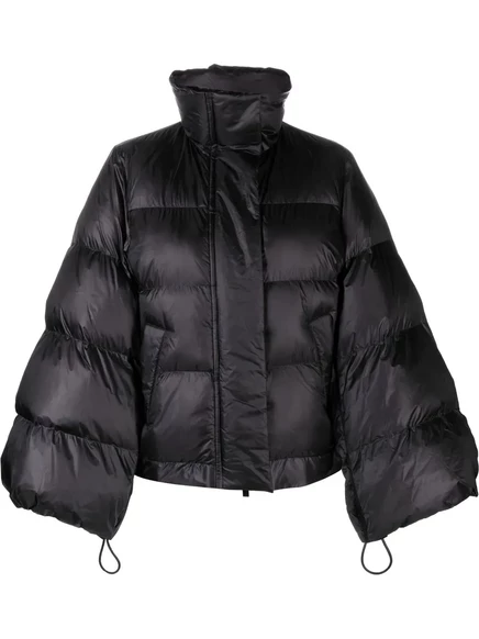 Женский пуховик Sacai с широкими рукавами, черный