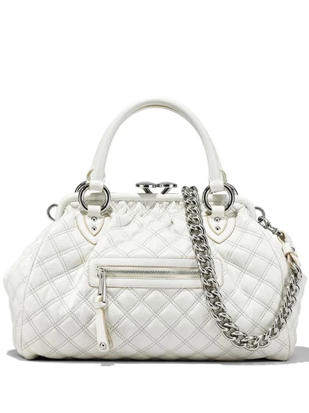 Кожаная сумка Marc Jacobs The Stam от Марка Джейкобса white