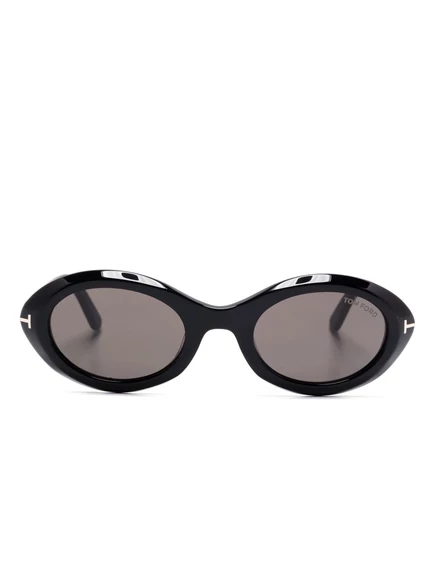Женские солнцезащитные очки Tom Ford Carmen Oval, черные