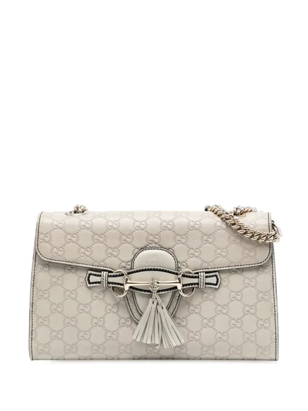 Женская сумка на плечо Gucci Emily, белая