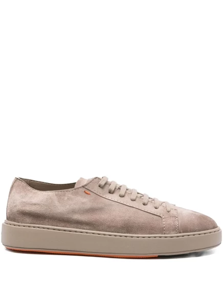 Мужские кроссовки Santoni из замши, серые