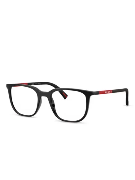 Очки с принтом логотипа Prada Linea Rossa black