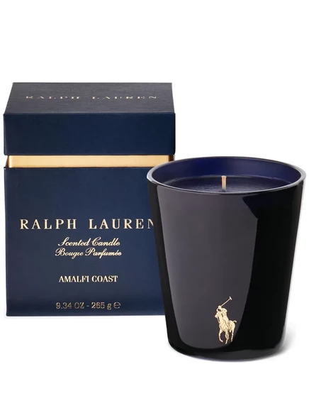 Свеча Ralph Lauren Home Amalfi Coast, темно-синяя с золотом