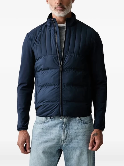 Мужская стеганая куртка Hackett London, синяя