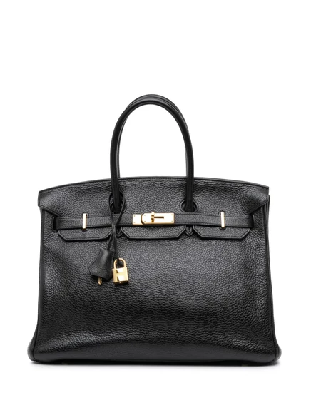 Сумка Togo Birkin Retourne 35 от Hermès, бывшая в употреблении в 2011 году black