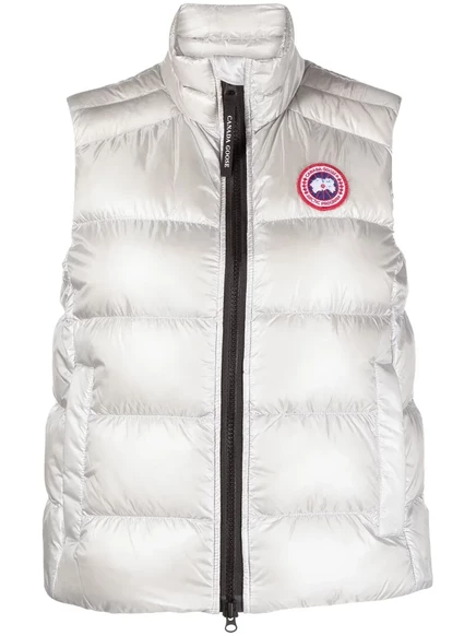Жилет из кипарисового пуховика Canada Goose grey