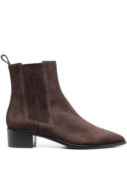 Женские казаки Scarosso Olivia из замши, коричневые