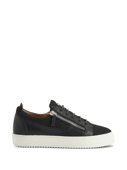 Мужские кроссовки Giuseppe Zanotti Frankie с молниями, черные