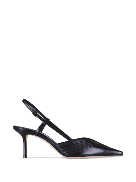 Женские туфли Jimmy Choo Afia с драпировкой, черные