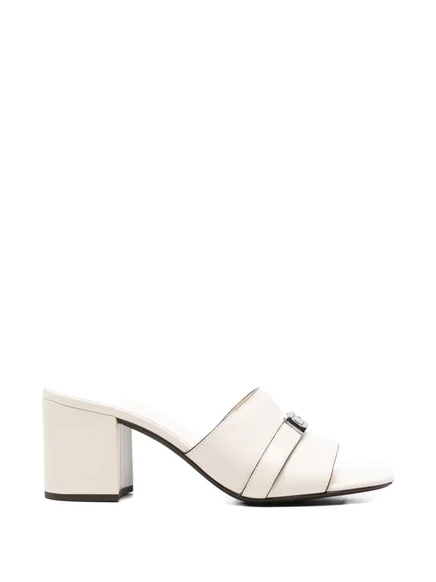 Женские мюли на каблуке Tory Burch Leelee, нейтральные