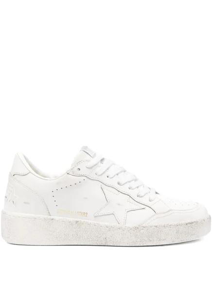 Кожаные кроссовки Golden Goose Ball Star white