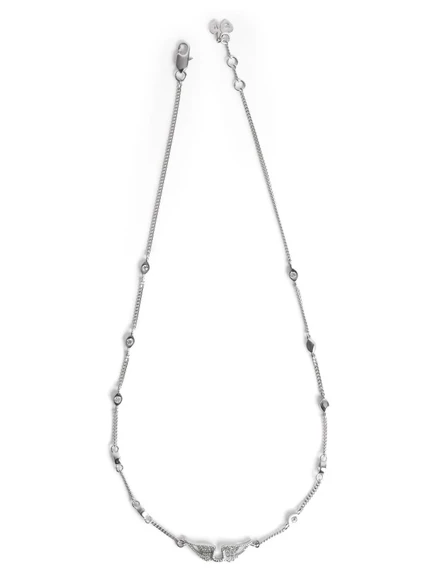 Женское ожерелье Zadig & Voltaire Rock, серебристое