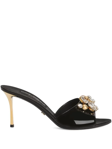 Женские мюли Dolce & Gabbana Keira с декором, черные