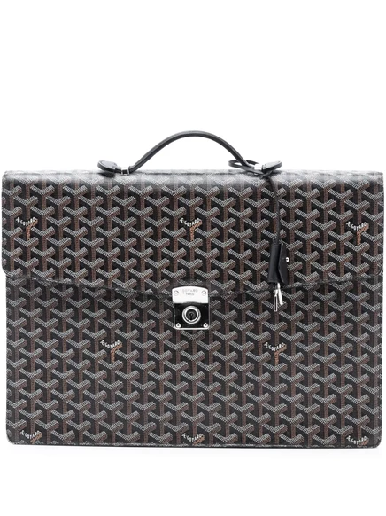 Деловая сумка Goyard Pre-Owned Serviette Chypre, черная