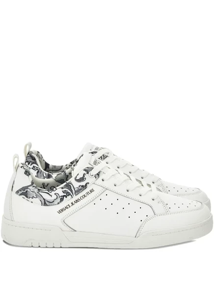 Мужские кроссовки Versace Jeans Couture Barocco, белые