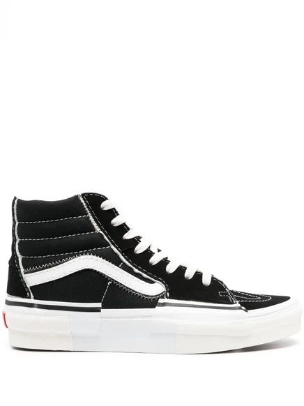 Кеды Vans SK8-Hi замшевые, черно-белые