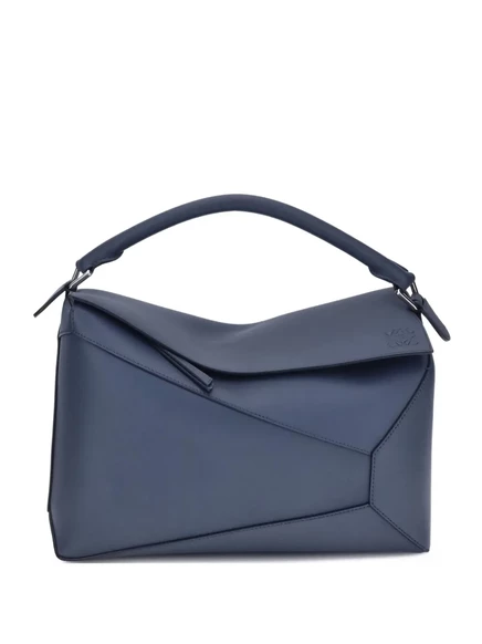 Мужская сумка Loewe Puzzle Edge через плечо, синяя