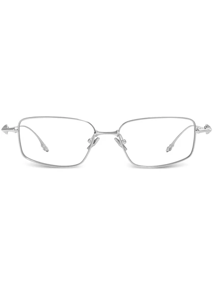 Унисекс очки Gentle Monster Atomic 02B прямоугольные, серебристые