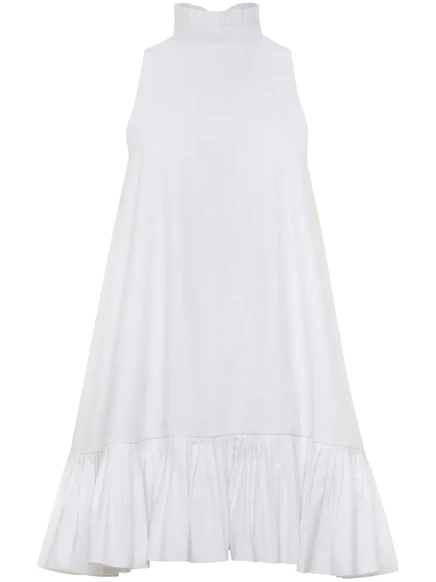 Мини-платье из поплина от АЗИЗЫ Олкотт white