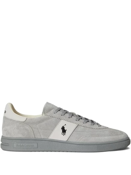 Мужские кроссовки Polo Ralph Lauren Bedford замшевые, светло-серые