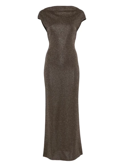 Платье с люрексом Max Mara  brown