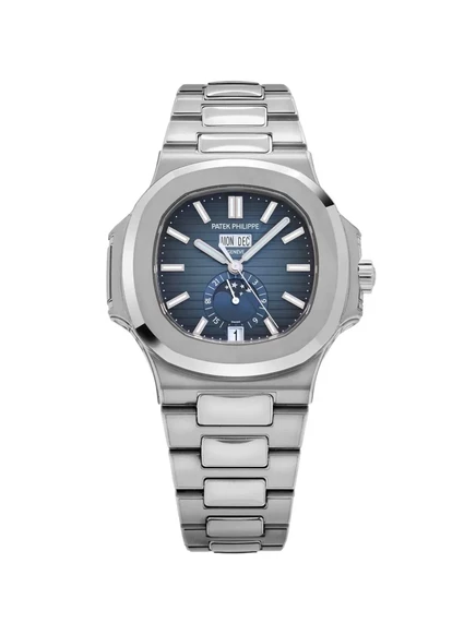 Унисекс часы Patek Philippe Nautilus 5726/1A-014 40 мм, годовой календарь, синий