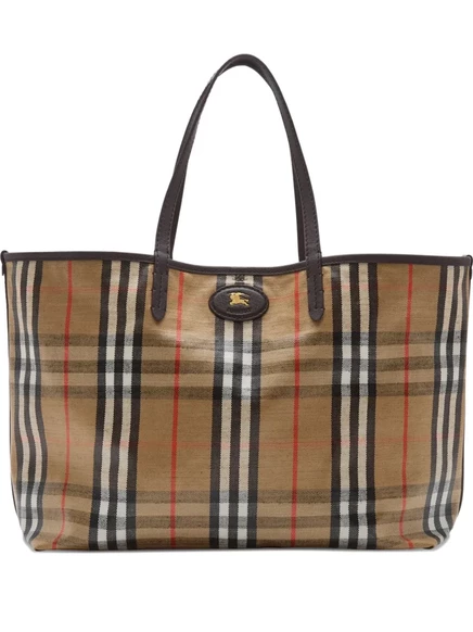 Женская сумка-тоут Burberry Highlands medium, коричневая