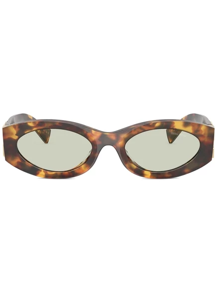Женские солнцезащитные очки Miu Miu Eyewear, коричневые