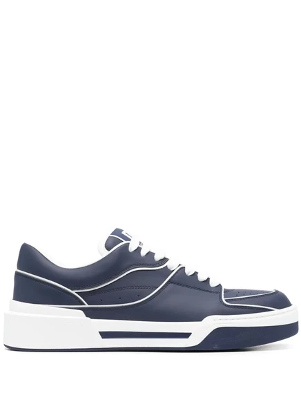 Новые кожаные кроссовки Roma от Dolce & Gabbana blue