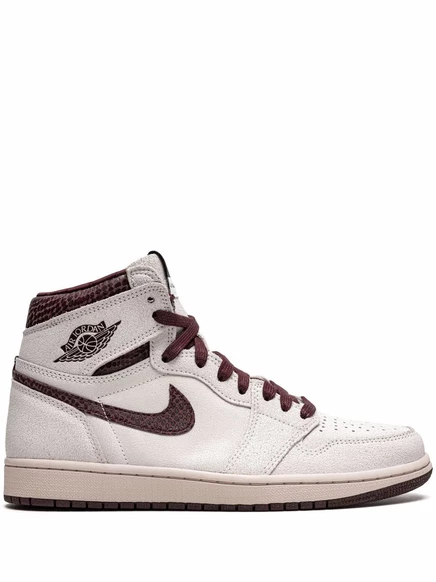 Кроссовки Jordan Air Jordan 1 Retro High OG, бело-бордовые