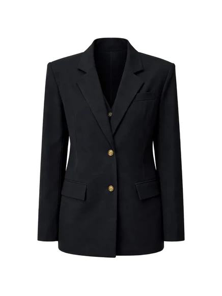 Женский пиджак Claudie Pierlot однобортный, черный