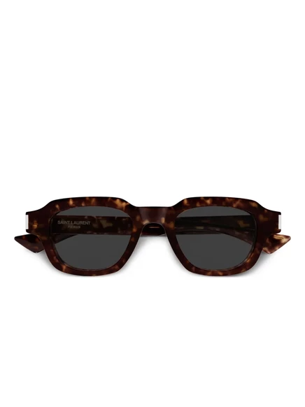 Очки Saint Laurent Eyewear квадратные, коричневые